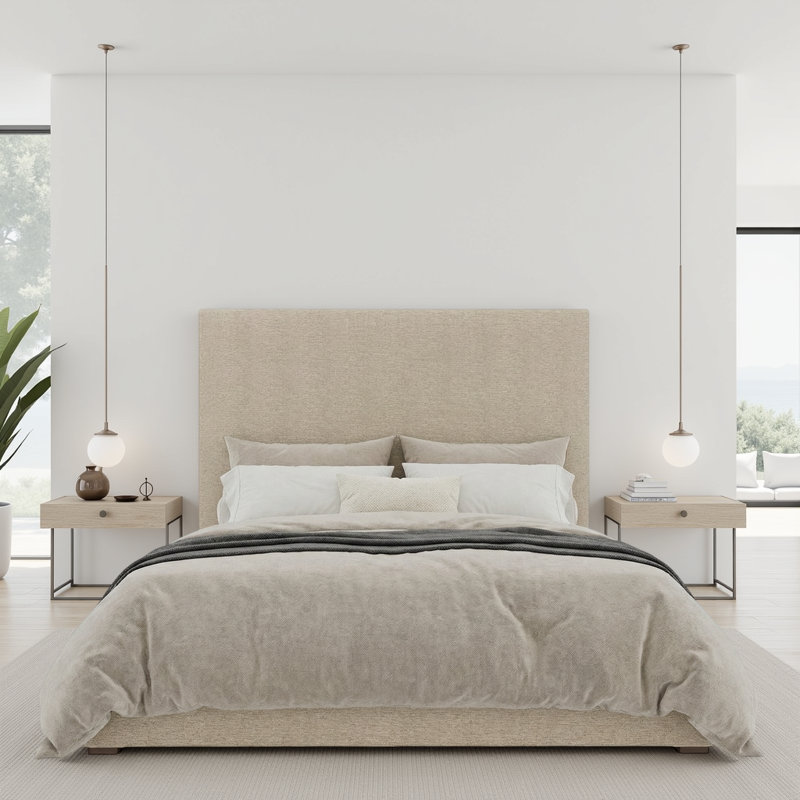 Dezyah Upholstered Standard Bed, Flax Revolution®, King