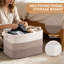 Grand panier de rangement en corde de coton tissé avec poignées pour organiser les jouets-133440605