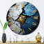 Horloge murale Turquoise-93380280