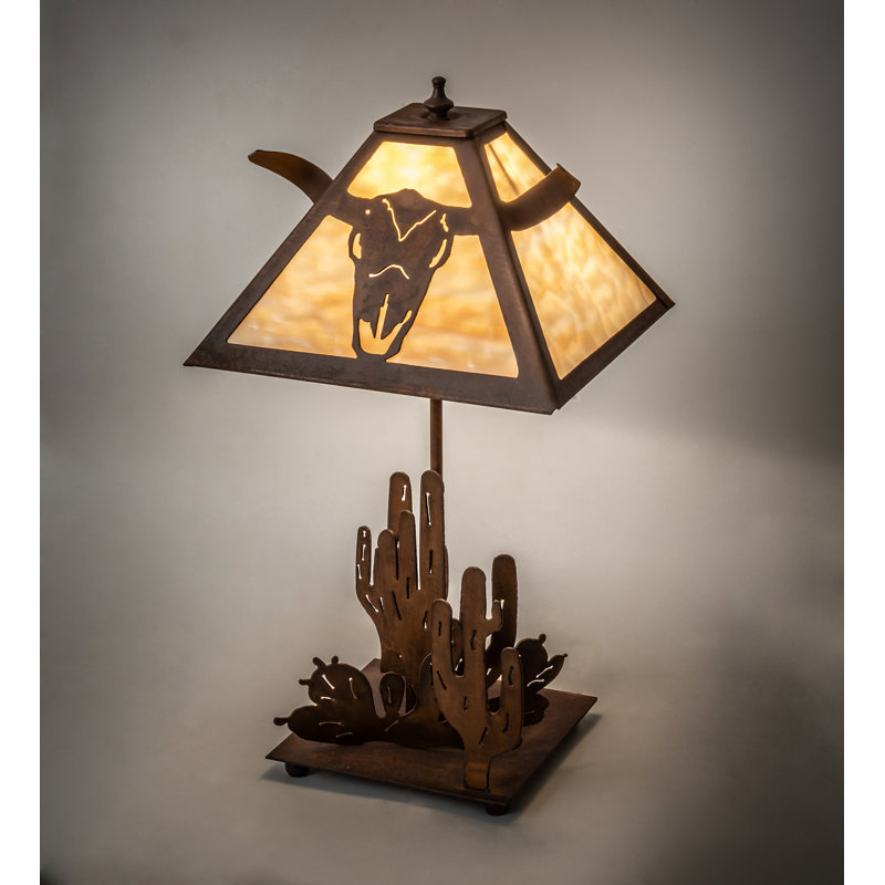 Steer Skull Table Lamp