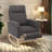 Experience The Ultimate Comfort And Style With Our Modern Nursery Rocking Chair With Footrest. This Chair Is Perfect For Creating A Cozy And Relaxing Atmosphere In Your Baby's Room Or Any Living Space. Its Thoughtfully Designed Curve Ensures A Gentle Rock
