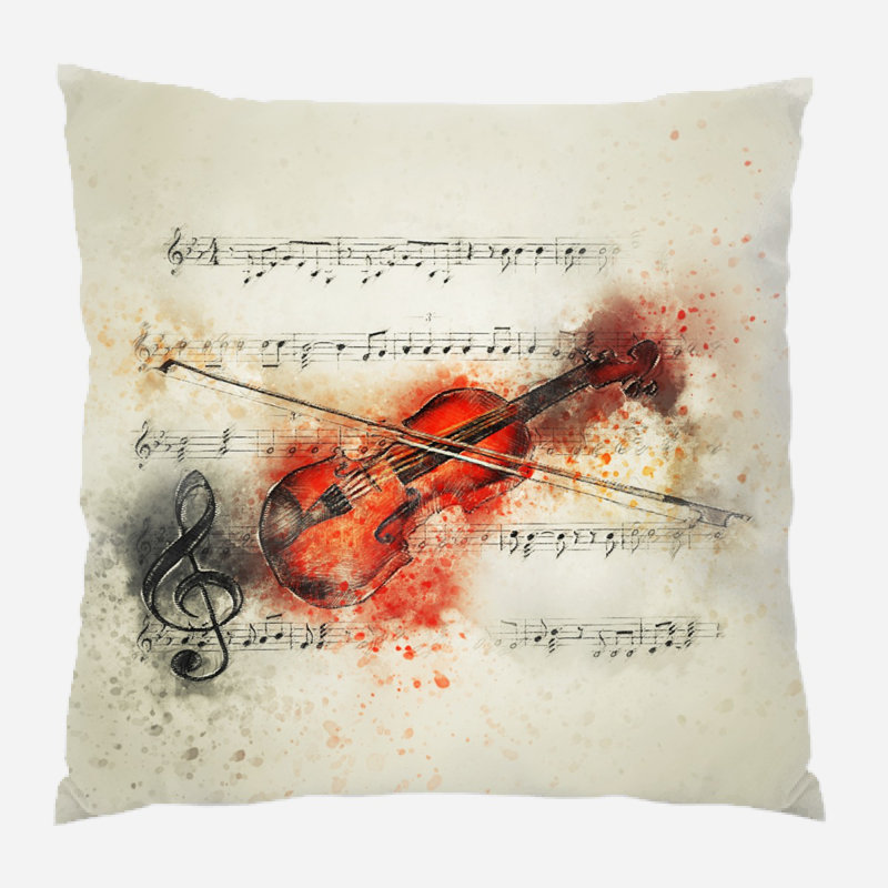 Coussin violin Eklund, Microsuède, Intérieur