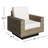 Ravinia Wicker Outdoor Swivel Lounge Chair with Sunbrella Cushions-1513606199