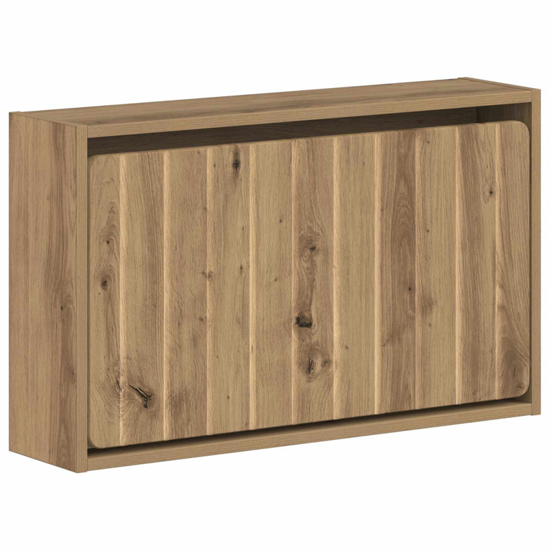 Flip Down Shoe Storage, 43 cm H x 71 cm W x 17 cm D, Artisan Oak