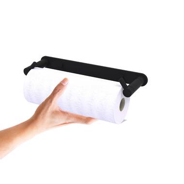 Multifold Wall Mounted Paper Towel Holder Red Barrel Studio Color: Black