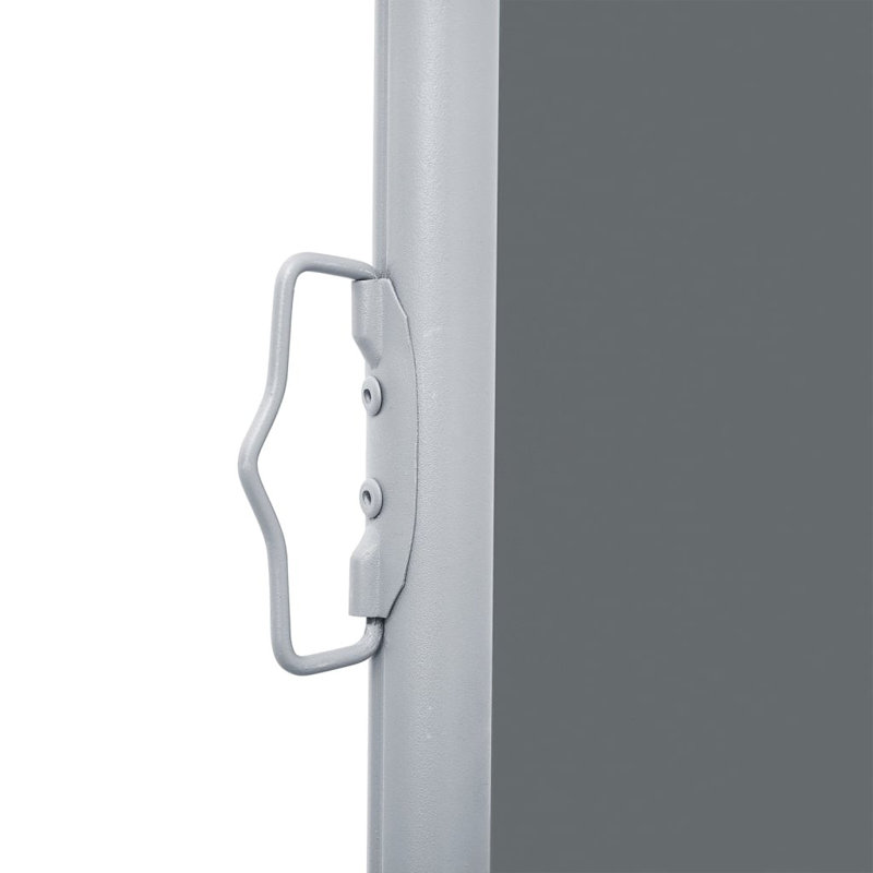 Paravent rétractable avec auvent pliant, H 55,1 po x l 393,7 po, Bleu