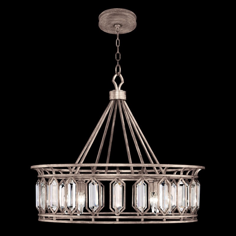 Westminster 8 - Light Drum Chandelier, Antique Dark