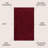 Arbelle Solid Low-Pile Dark Red Rug-1429886294