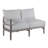 Santa Barbara Teak Left Arm Facing - Oyster-62363243-70062936-63326034
