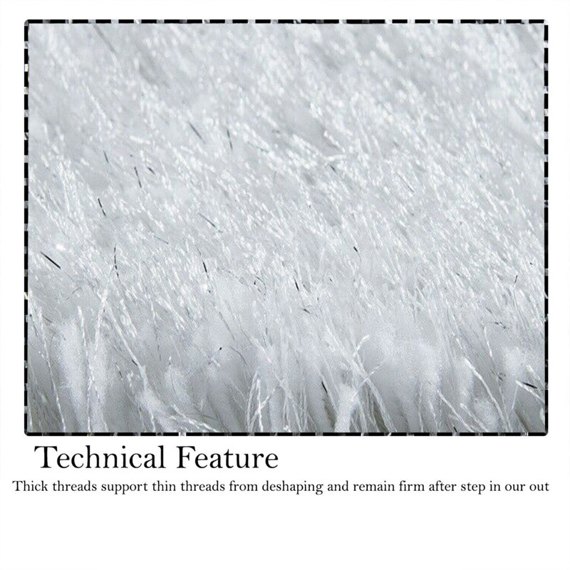 Brechin Solid Colour Area Rug, Rectangle 160 x 230cm