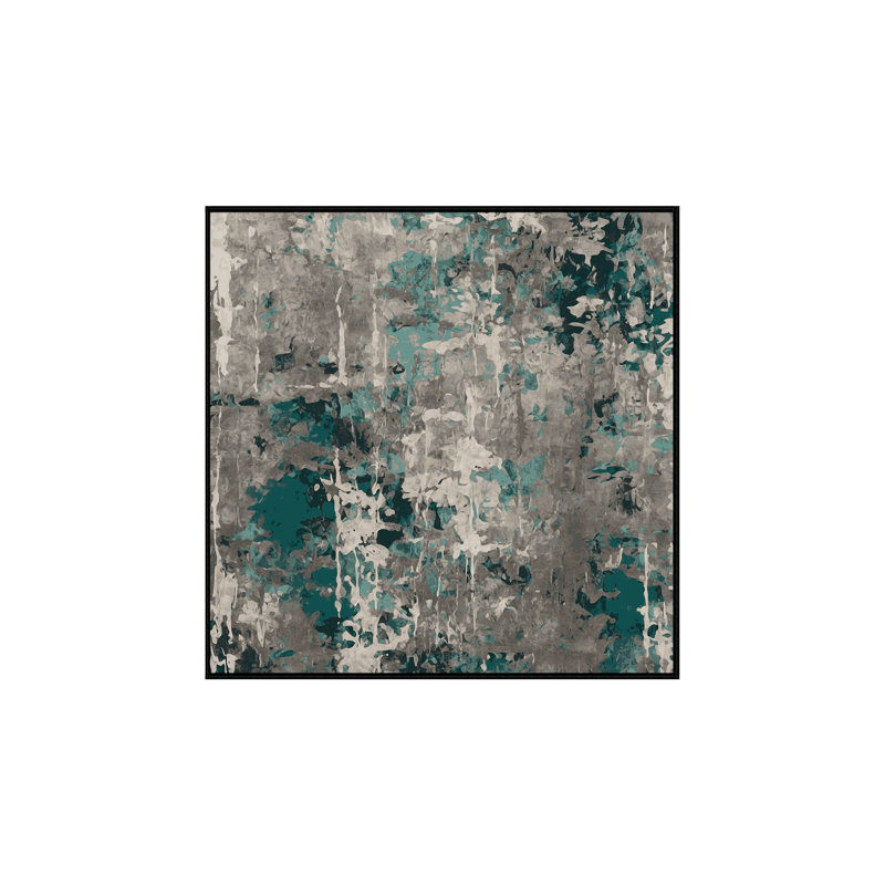 Tapis gris lavable à la machine GSIX03663, Carré 6 pi