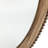 Lynwood Farmhouse Wood Oval Wall Mirror