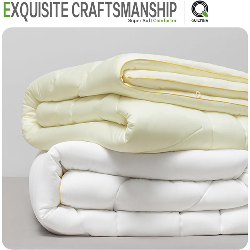 Super Soft Comforter With Corn Polylacticacid Skin Friendly And Goose Duvet Texture