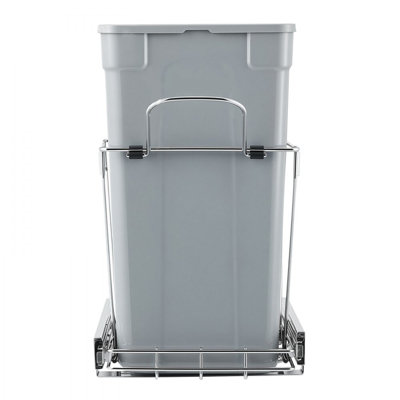 Open Pull Out Rubbish Bin - 33.1L