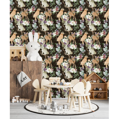 Carreau de papier peint l 25 po Darriona