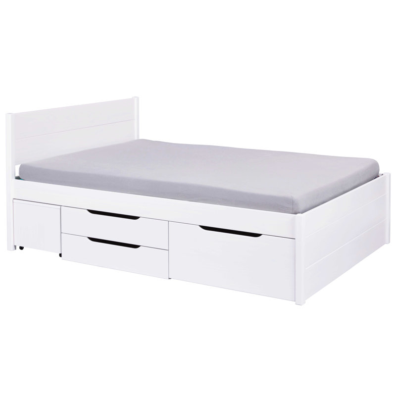 Bed with storage space Awat - Incl. nightstand, 160 x 200cm