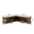 L-Shaped Corner Shoe Bench With Cushion-733298276