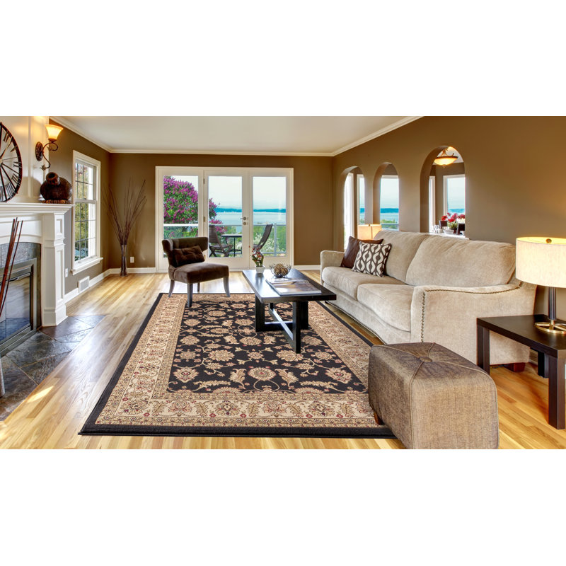 Edmont Flatweave Oriental Indoor Rug, Rectangle 3'11" x 5'7"