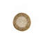 Table basse ronde en aluminium doré-4360470