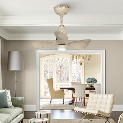 Ventilateur de plafond à 3 pales 28 "Edgebrooke avec télécommande et ensemble d'éclairage inclus