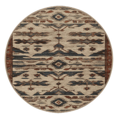 Machine Washable Turkish Brown Area Rug