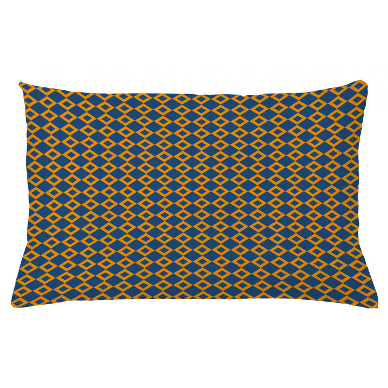 Housse de coussin lombaire géométrique intérieur/extérieur, 16 po x 26 po