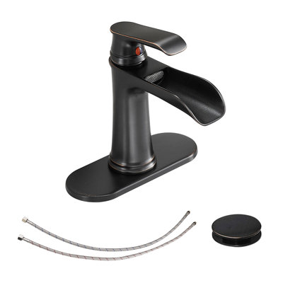 Waterfall Single Handle Stainless Steel Bathroom Faucet