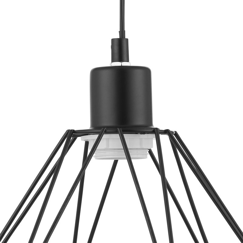 Pietra 1 - Light Geometric Pendant, Black