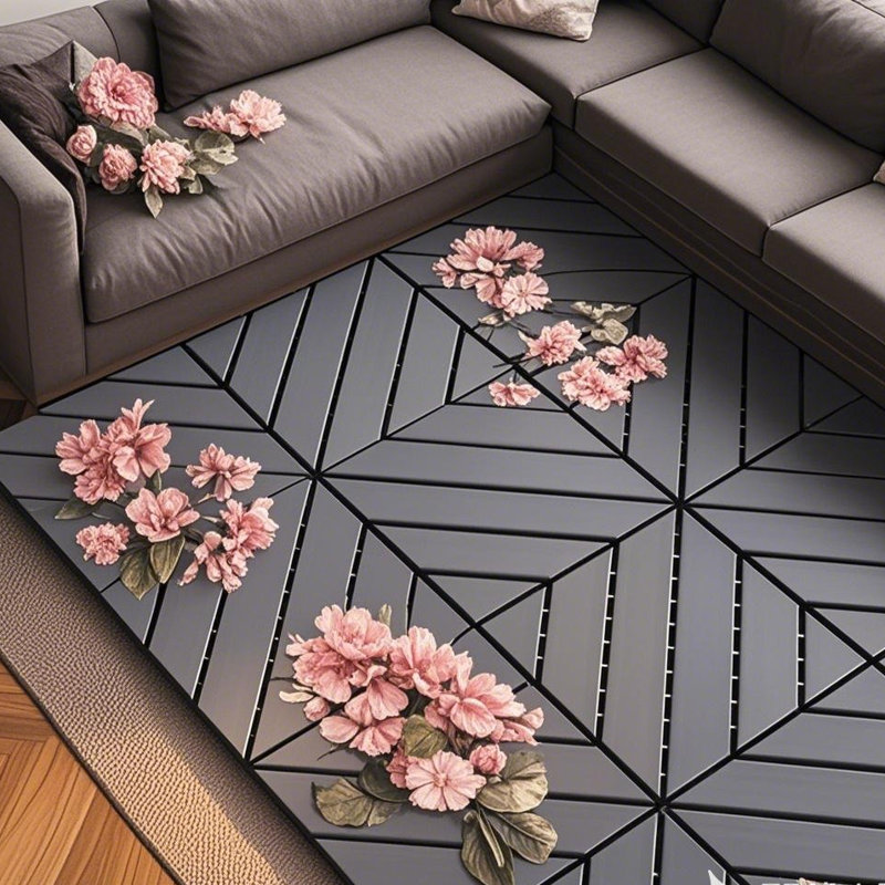Carreaux de terrasse emboîtables en plastique, paquet de 44 tuiles de patio, 12 po x 12 po carré extérieur imperméable à l'eau, toutes saisons, extérieur et intérieur
