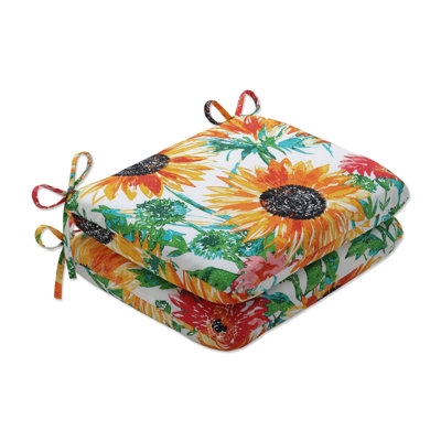 Coussin de siège intérieur / extérieur Andersonburg Sunflowers Sunburst