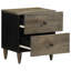 40cm W Metal Bedside Table