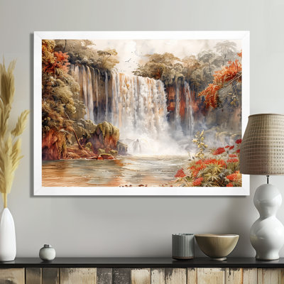 Chutes d'Iguazu dans la jungle de l'Argentine I - art mural Jungle