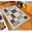 Havana Geometric Beige Brown Large Rugs – Modern Living Room Carpet, Bedroom & Hallway Runner | Soft, Non-Shedding, Stain Resistant Floor Mat-40240569