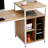 68 Inch Office Table Computer Desk Workstation Bookshelf With CPU Stand-628774090