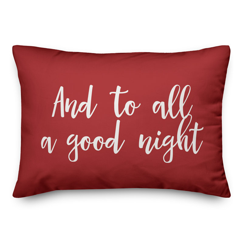  Housse de coussin rectangulaire et insert, Rouge