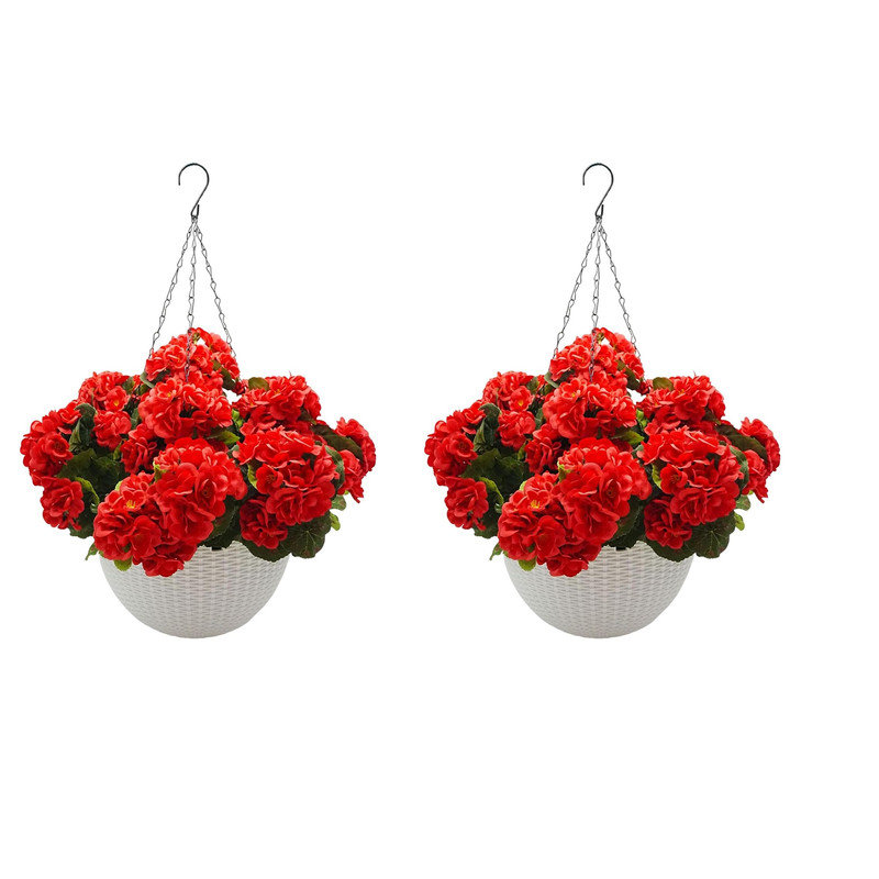 13.5cm Plant, Red