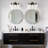 Frameless Beveled Octagon Wall Mirror Accent Decorative Mirror