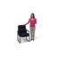 Executive Side Reception Chair with Lumbar Support and Sled Base-1751554534