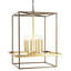 Kayce 6 - Light Lantern Rectangle Chandelier