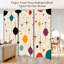 Paravent 6 panneaux à cloison pliable Royal Mid Century Fifties Modern-133672122-133672124