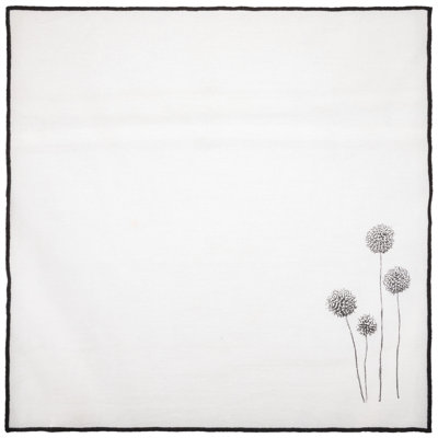 Merrowed Edge Dinner Napkins Dandelion