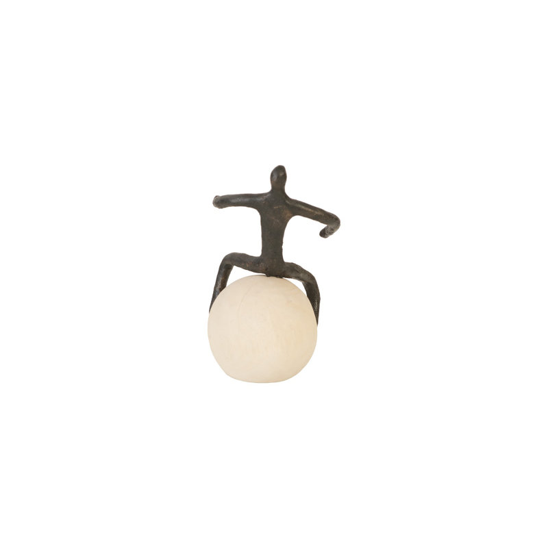 Figure on Wood Base