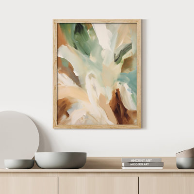 " Abstract Swirls In Earth Tones "