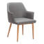 Ensemble de chaises de salle à manger Wisom (ensemble de 2) gris