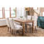 Chaises de salle à manger modernes en velours haut de gamme avec structure en bois massif et rivets décoratifs, beige, 2 pièces