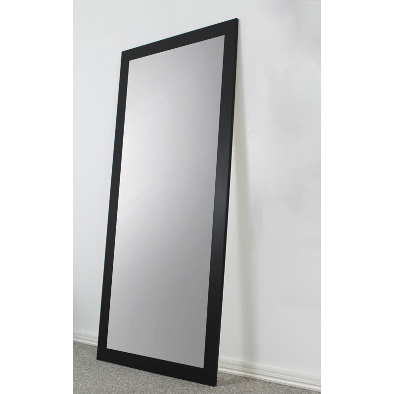 Miroir pleine longueur Rines, H 65,5 po x l 30,5 po, Noir satiné