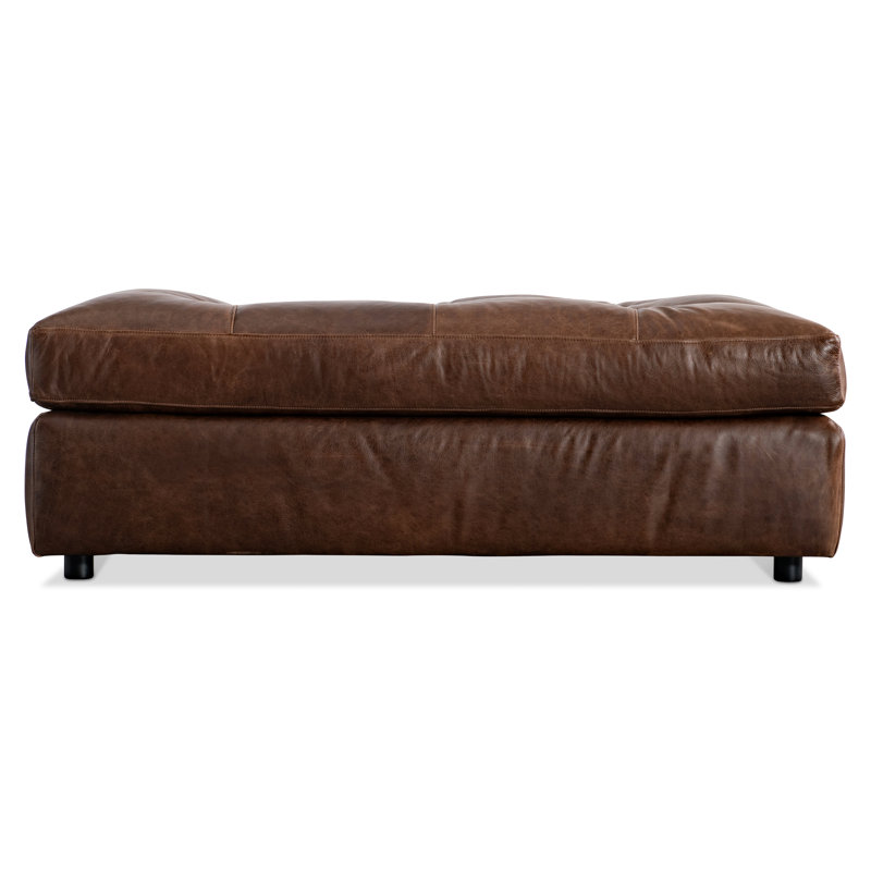 Bernhardt Nest Leather Ottoman