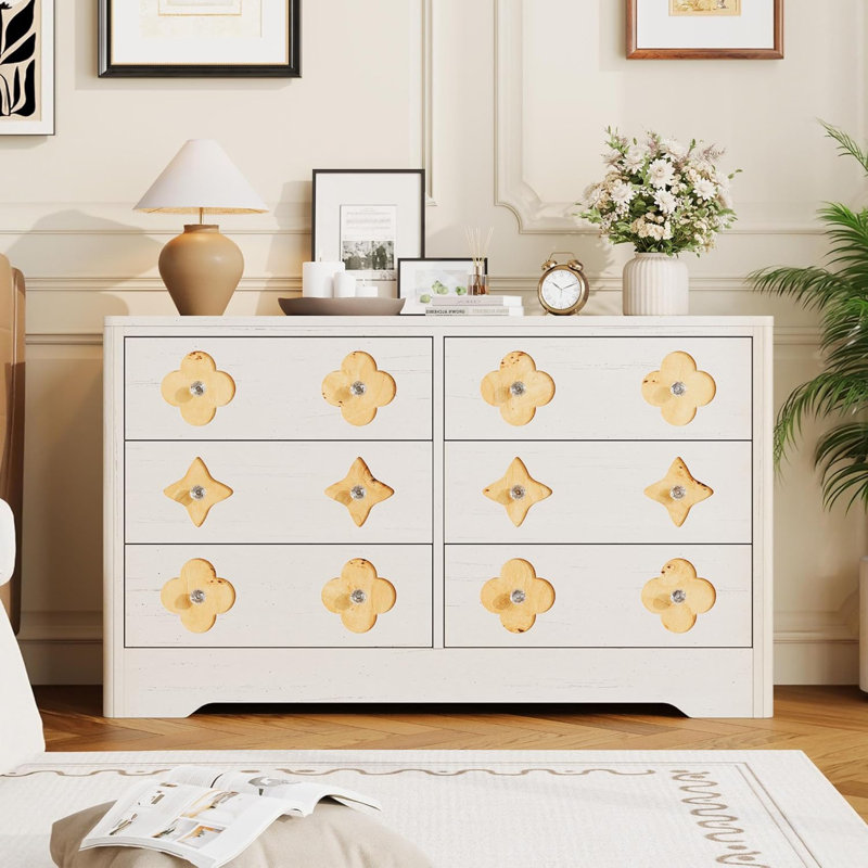 Commode à tiroirs pour chambre à coucher, commode large, commode, commode en bois avec armoire de rangement pour vêtements