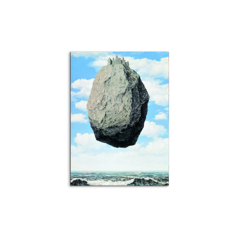 Les Chateaux Des Pyrenees 77.5cm H x 58cm W MetalArt Materic Aluminum Satin Effect, Frameless Panel, Lightweight Ready to Hang