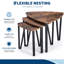 Ensemble de tables basses 3 pièces Triangle-132699026